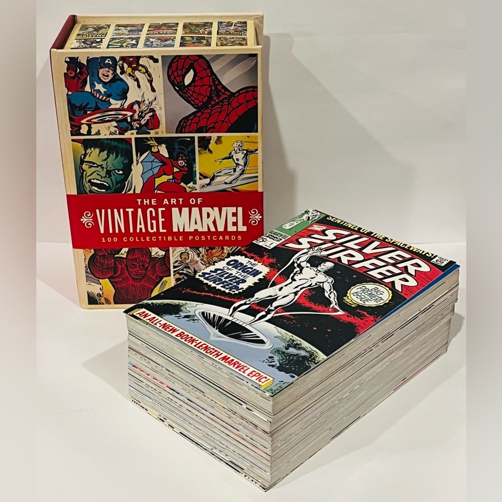 The Art of Vintage Marvel: 100 Collectible Postcards by Marvel Comics 2007